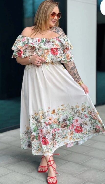 Rochie lungă elegantă pentru ocazii speciale